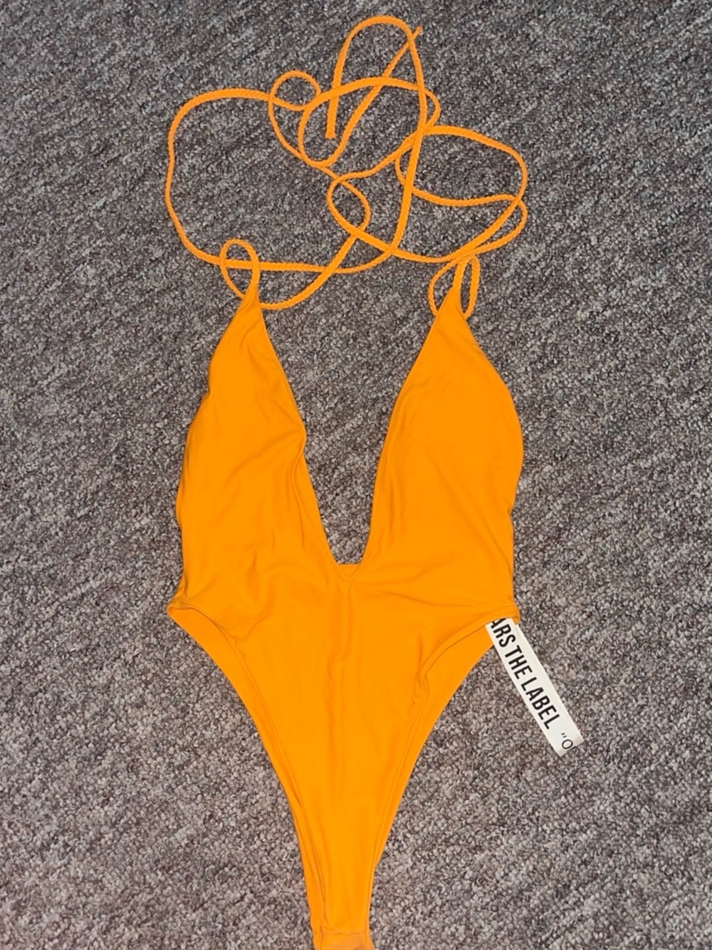 Mars The Label Women’s Orange One-Piece Swimsuit